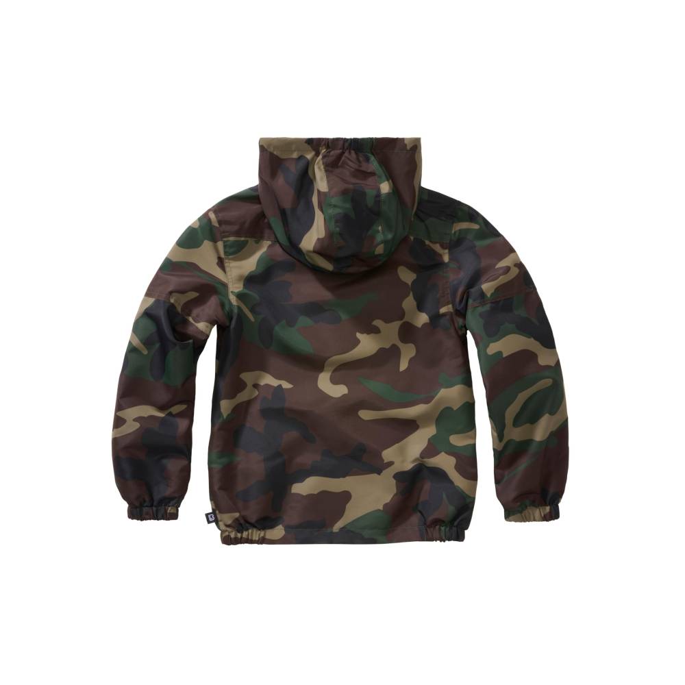 Brandit - Summer frontzip WindbreakerJacke für Kinder - Grün